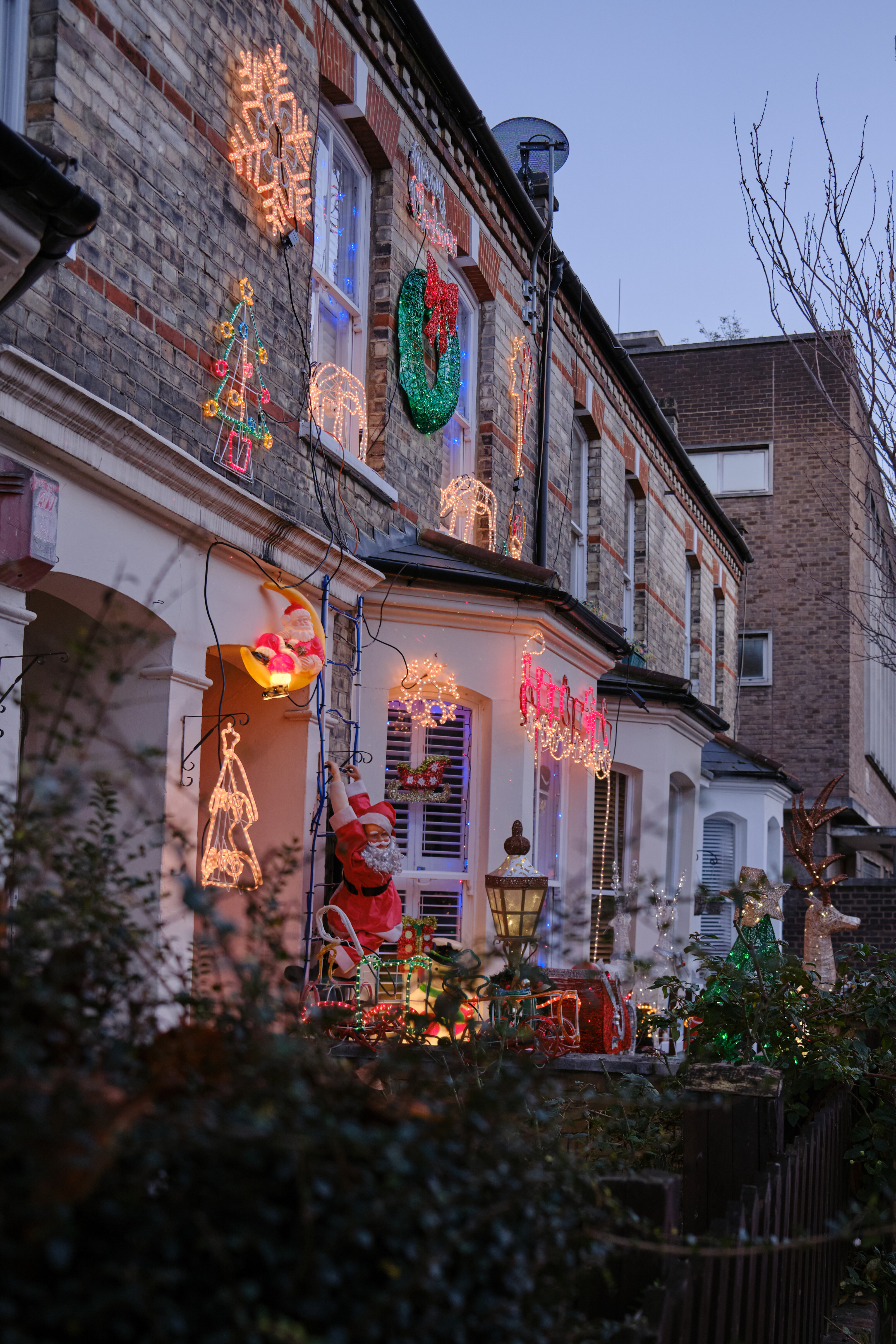 That one person on the street that loves Christmas