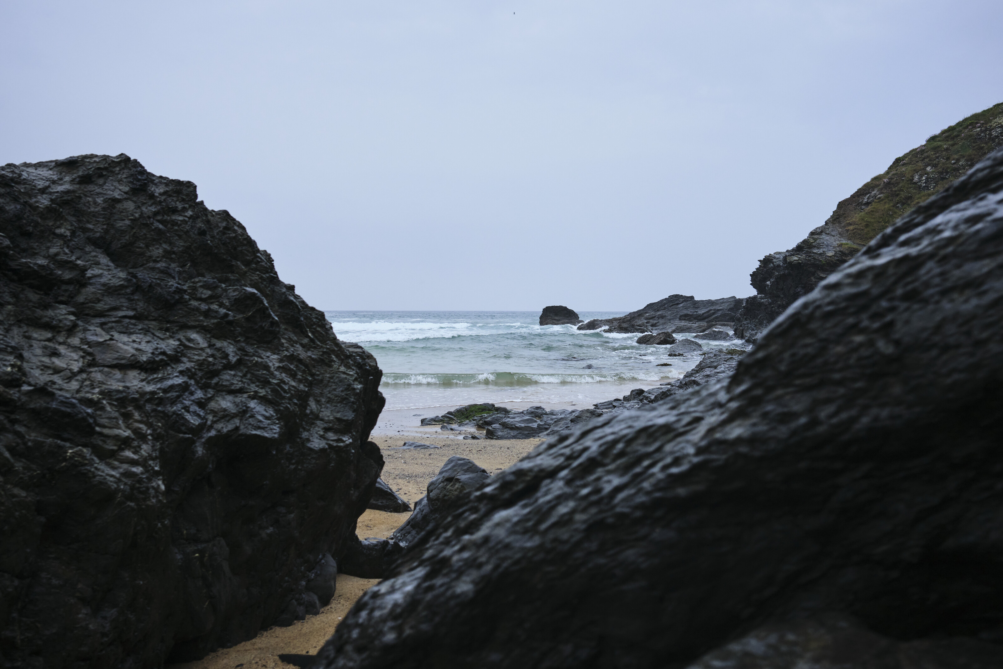 Between a rock and the sea