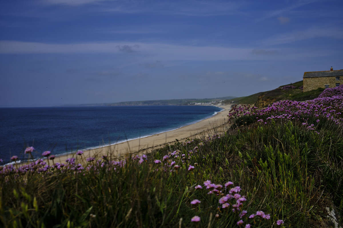 Enjoying the Cornish sea